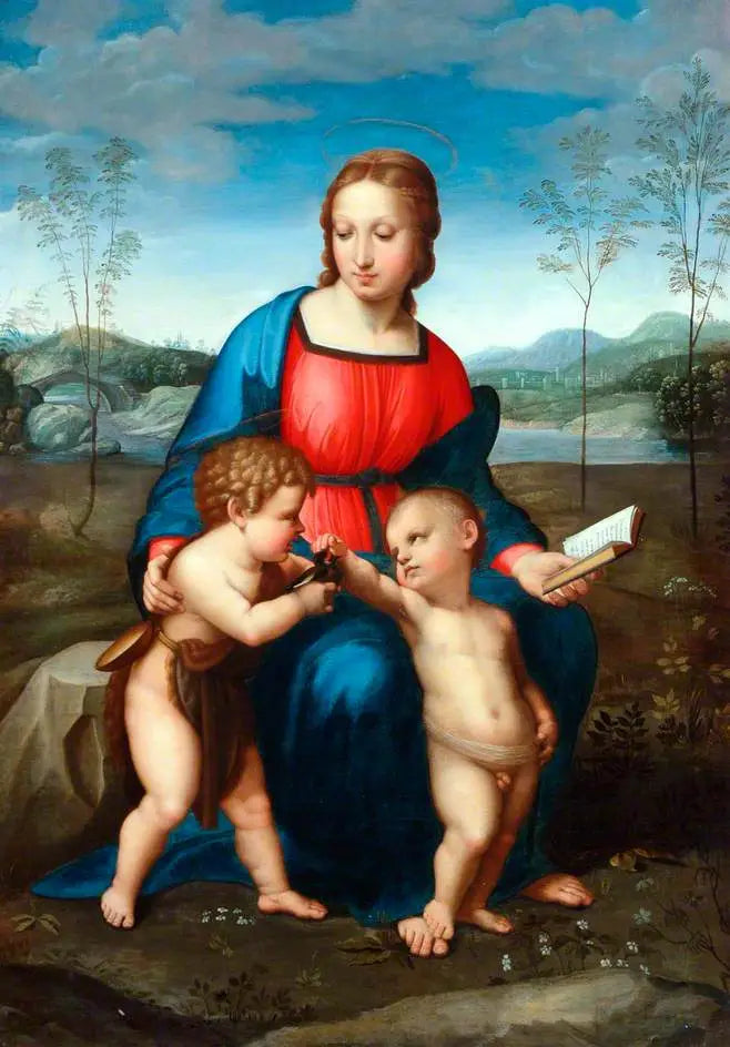 La Madonna del Cardellino - Raphaël Sanzio image 1 tableau peint à l’huile sur toile