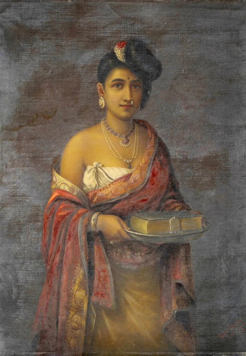 Travancore Maharani - Ravi Varmâ

Source:
La Maharani de Travancore - Ravi Varmâ