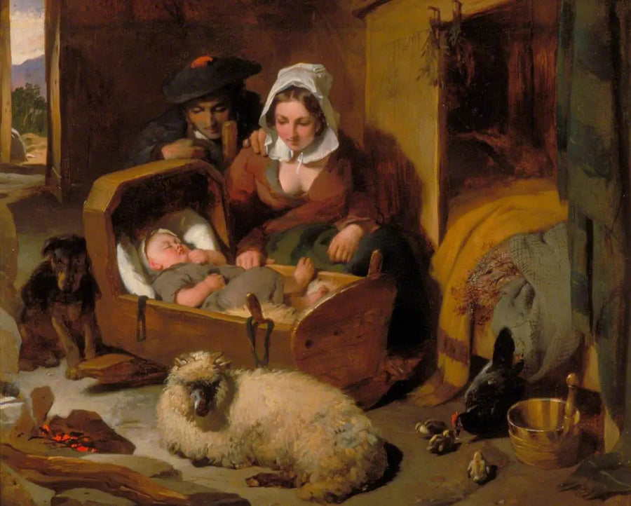 Høyalpens hyrdes hus - Edwin Henry Landseer

Source:
La maison d'un berger des Highlands - Edwin Henry Landseer