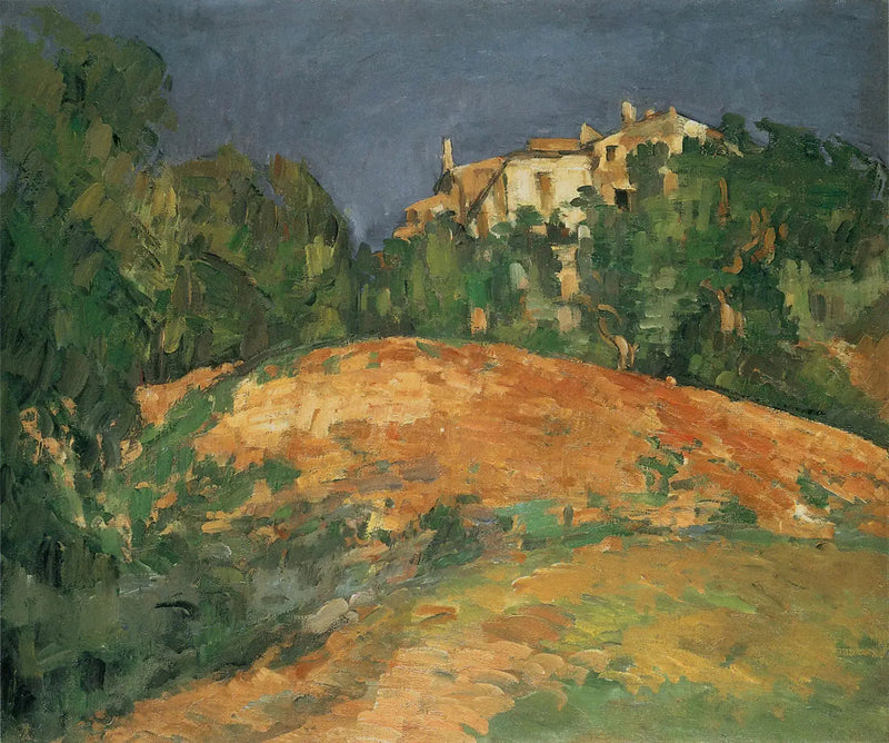 Huset i Bellevue på åsen - Paul Cézanne