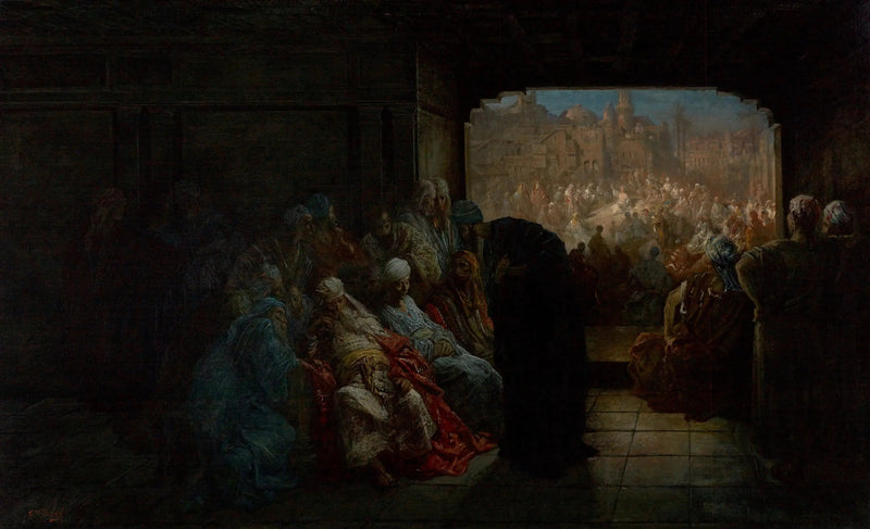 Huset til Kaifas - Gustave Doré