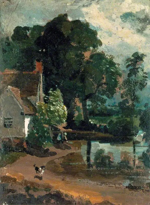Willy Lott-huset, nær Flatford-møllen - John Constable