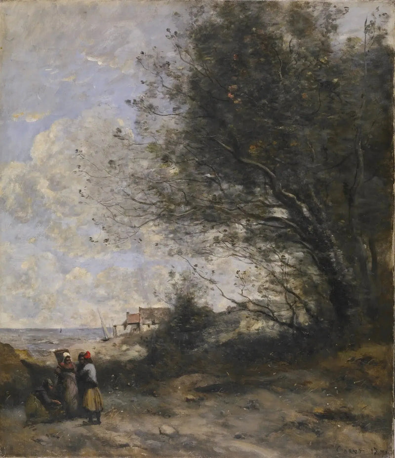 Fiskerens Hus - Jean-Baptiste Camille Corot