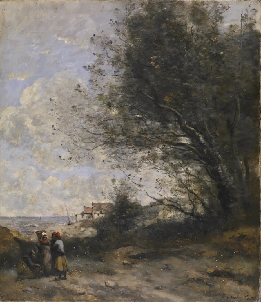 Fiskerens Hus - Jean-Baptiste Camille Corot