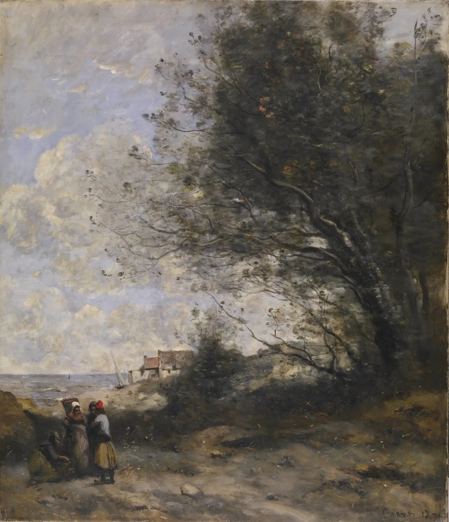 La Maison du Pêcheur - Jean-Baptiste Camille Corot - Alpha Reproduction
