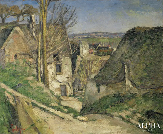 La maison du pendu - Paul Cézanne - Reproductions de tableaux et peintures haut de gamme