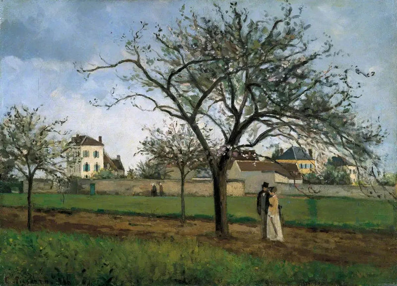 Fars Gallien hus, Pontoise - Camille Pissarro