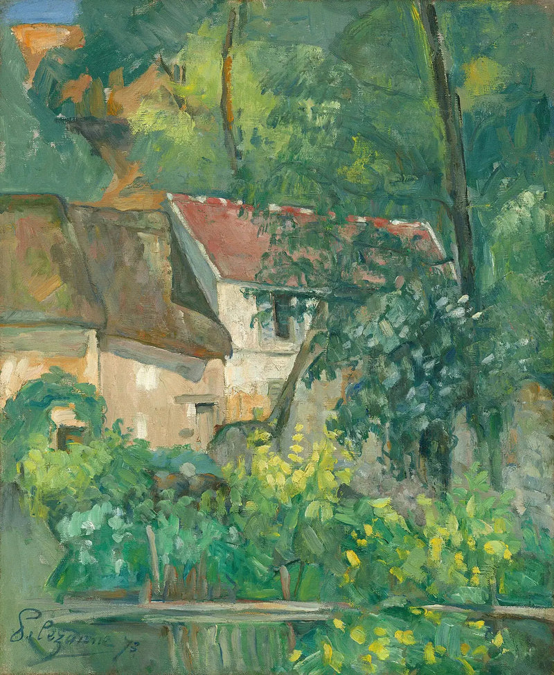 Fars hus Lacroix, Auvers-sur-Oise - Paul Cézanne