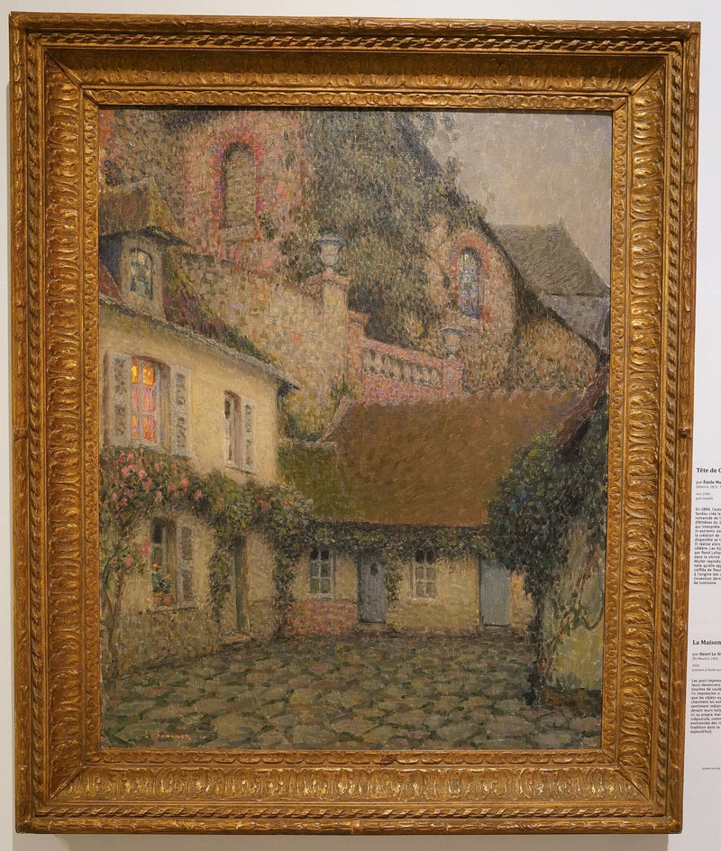 Huset om kvelden - Henri Le Sidaner