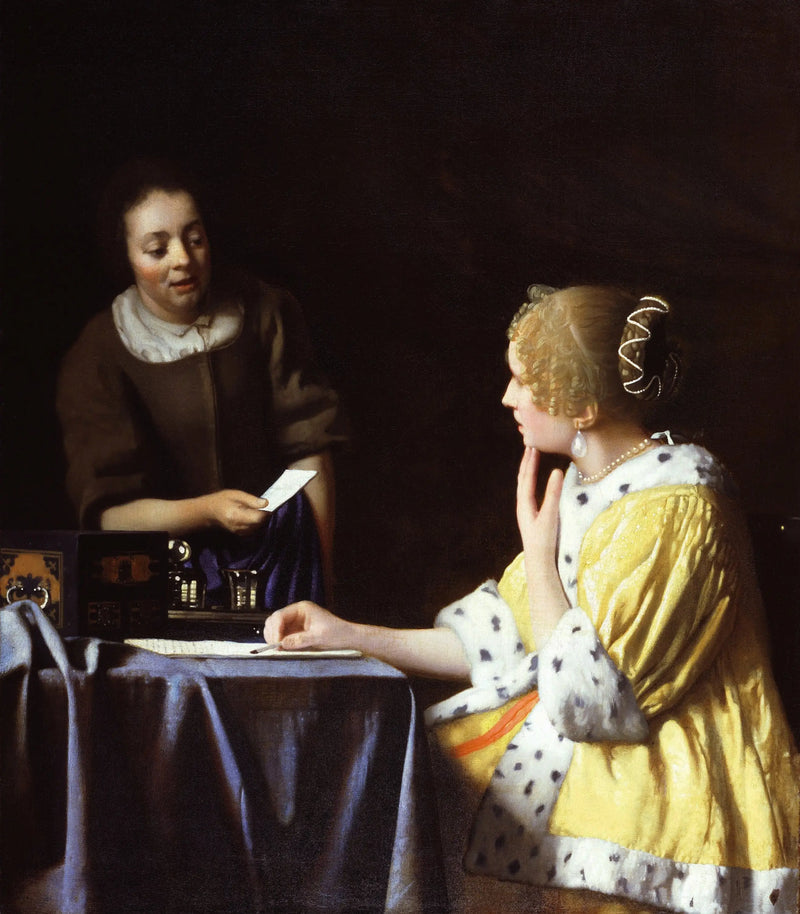 Mesterinnen og Tjenerinnen - Johannes Vermeer