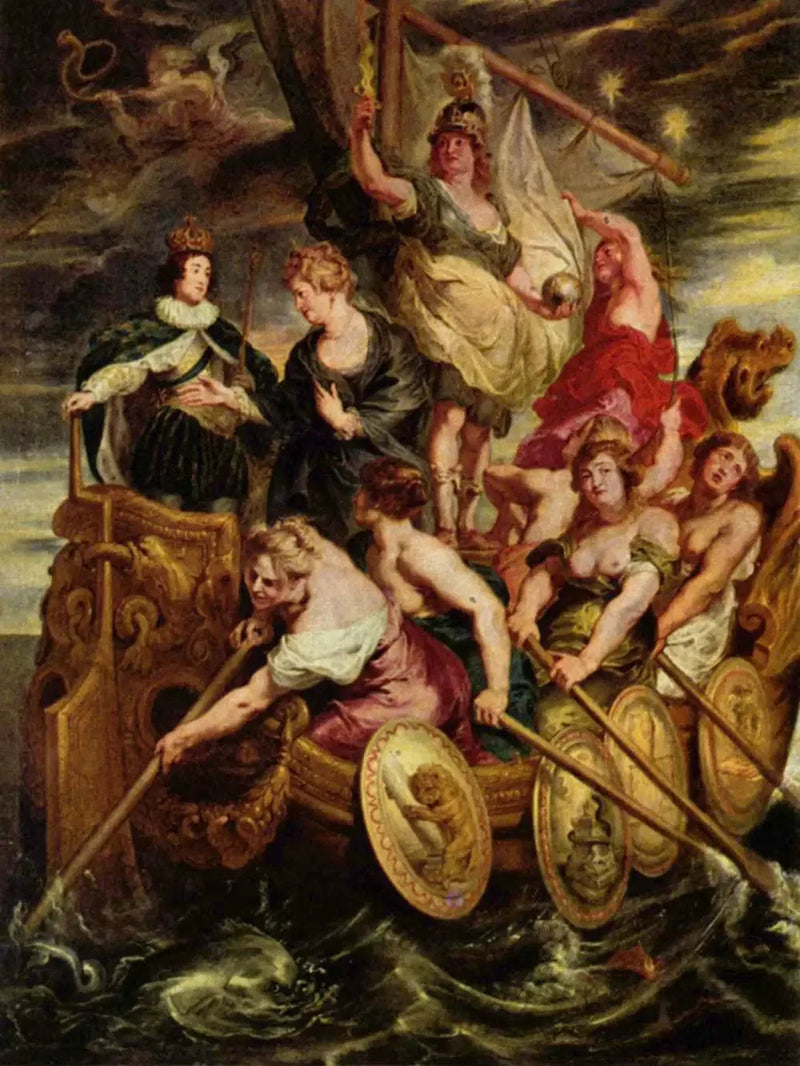 Majoriteten av Louis XIII, 20. oktober 1614 - Peter Paul Rubens