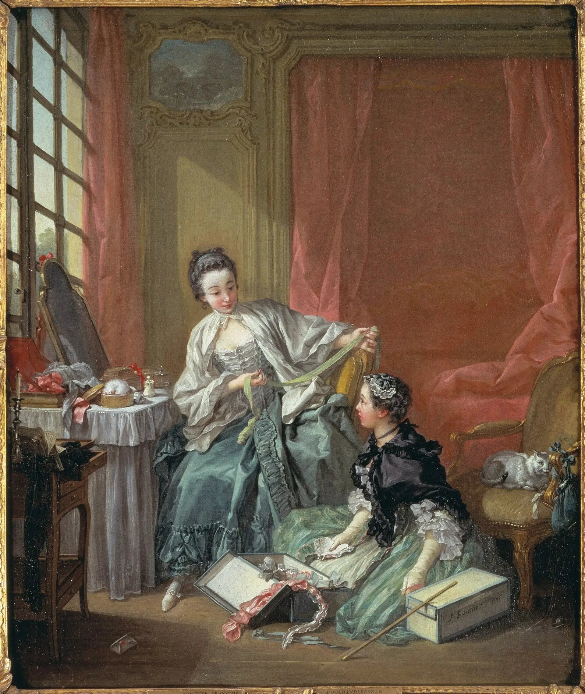 La Marchande de modes - François Boucher - Alpha Reproduction