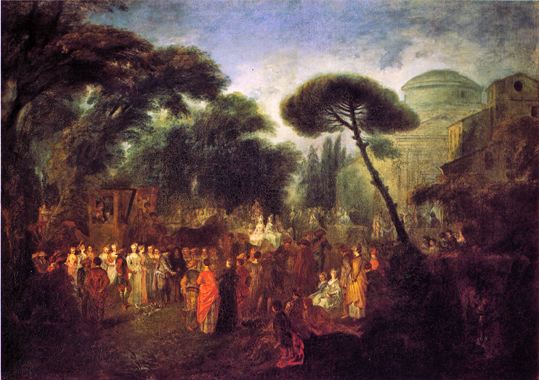 Bruden fra landsbyen - Antoine Watteau