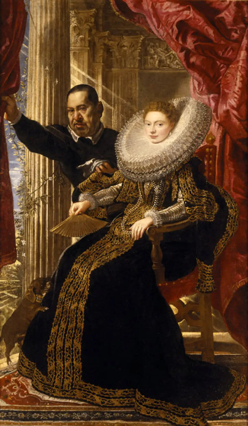 Marquise Maria Grimaldi og hennes dverg - Peter Paul Rubens