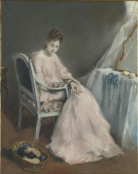 Den rosa morgenen - Eva Gonzalès