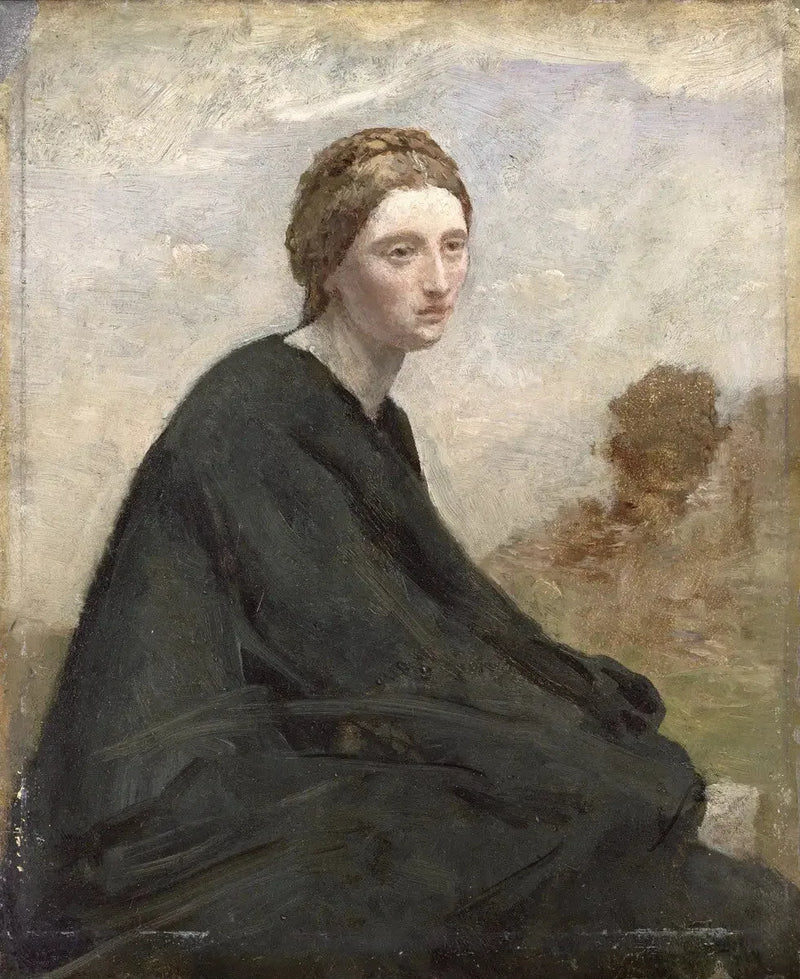 Meditasjon - Jean-Baptiste Camille Corot
