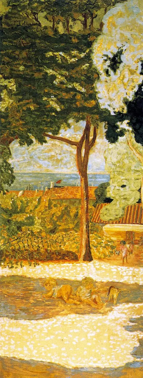 Middelhavet. Triptyk (senterpanel) - Pierre Bonnard