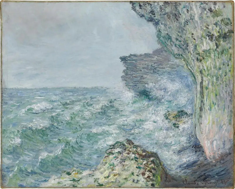 Havet ved Fécamp - Claude Monet
