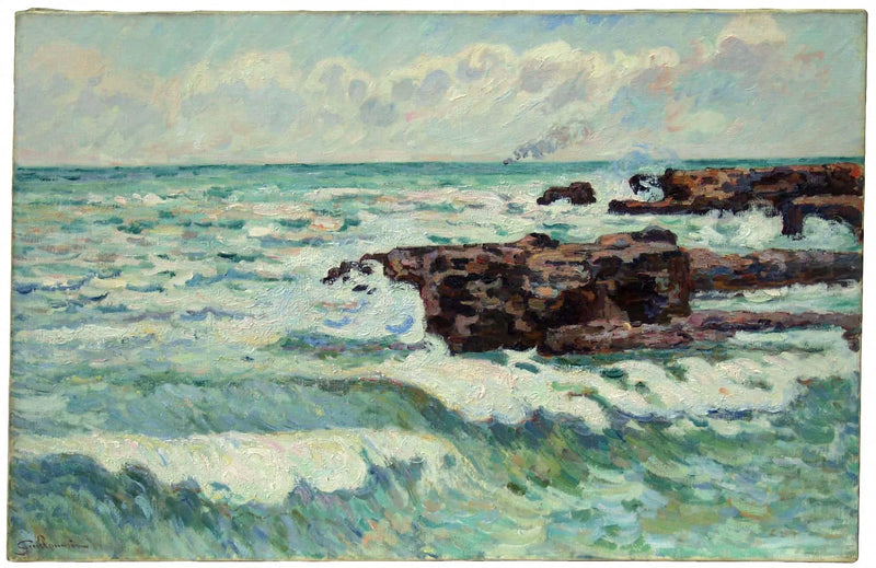Sjøen ved Saint-Palais - Armand Guillaumin