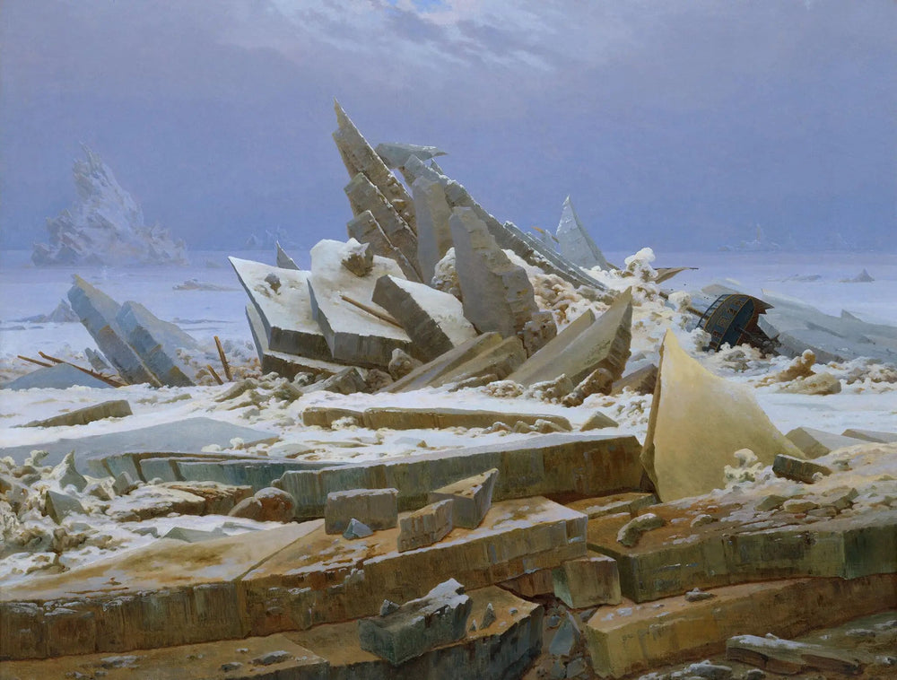 La Mer de glace - Caspar David Friedrich image 1 tableau peint à l’huile sur toile