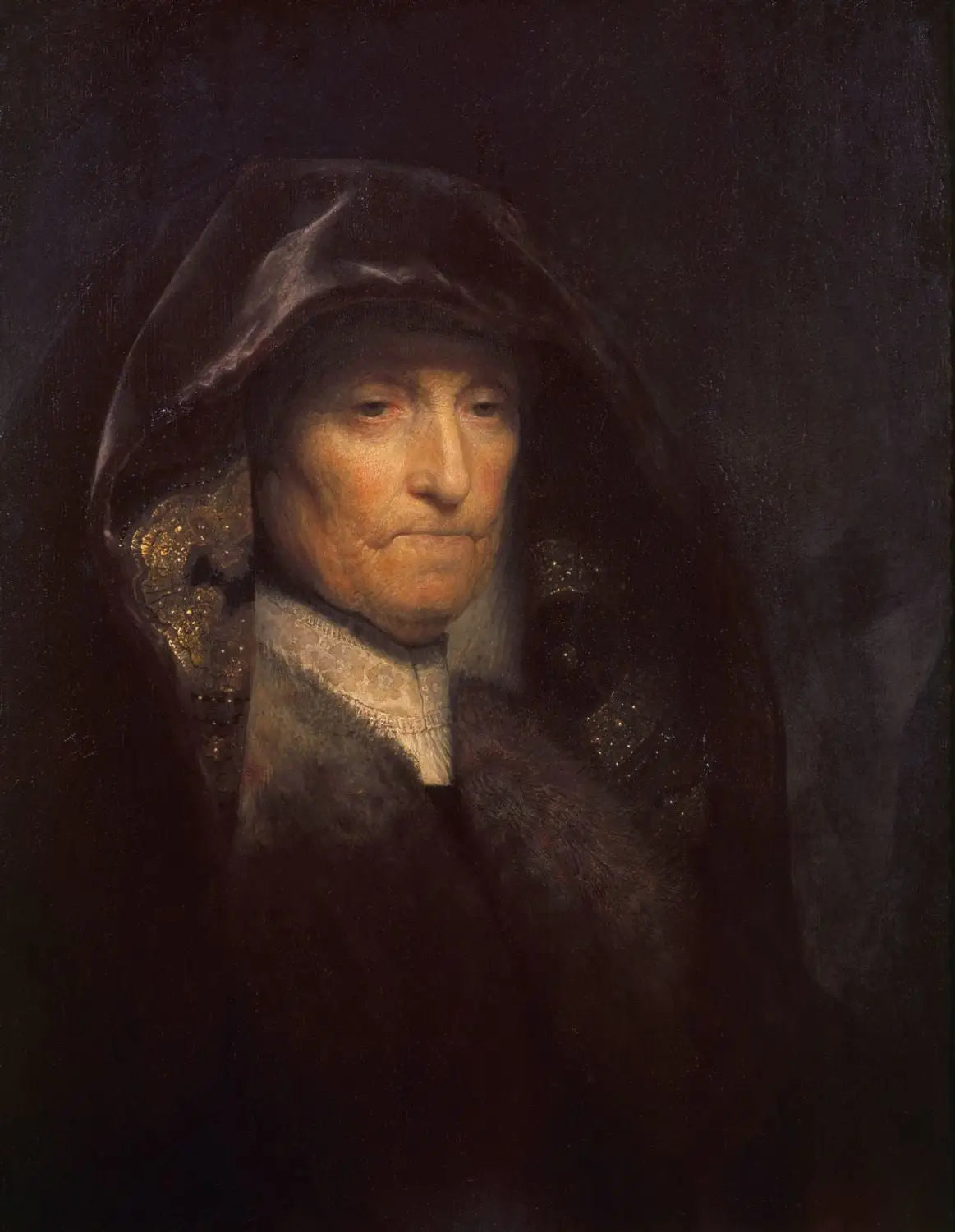La mère de Rembrandt - Rembrandt image 1 reproduction de peinture à l’huile