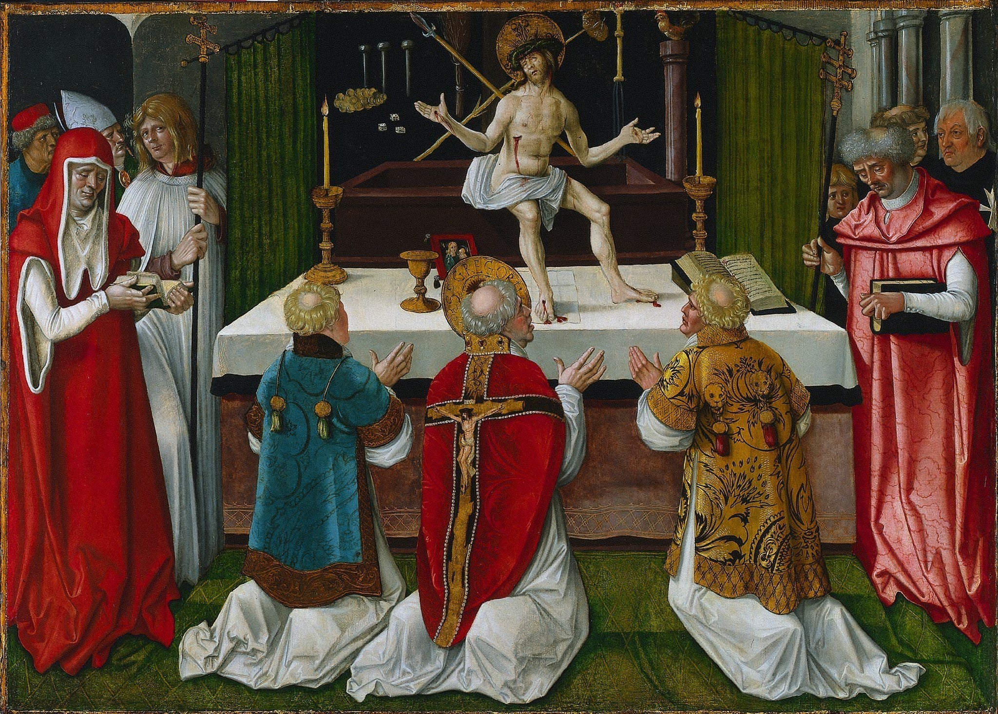La messe de saint Grégoire - Hans Baldung Grien image 1 reproduction d’œuvre d’art à l’huile