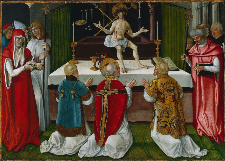 Messen til Saint Gregor - Hans Baldung Grien