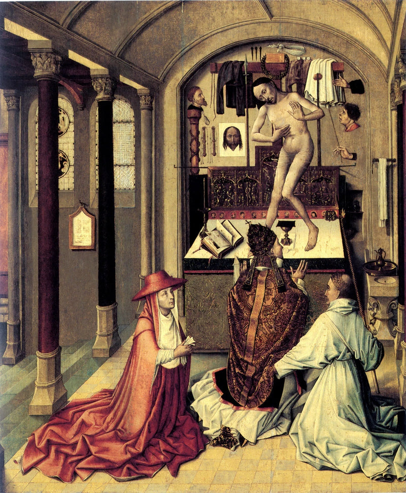 Saint Gregors messe - Robert Campin