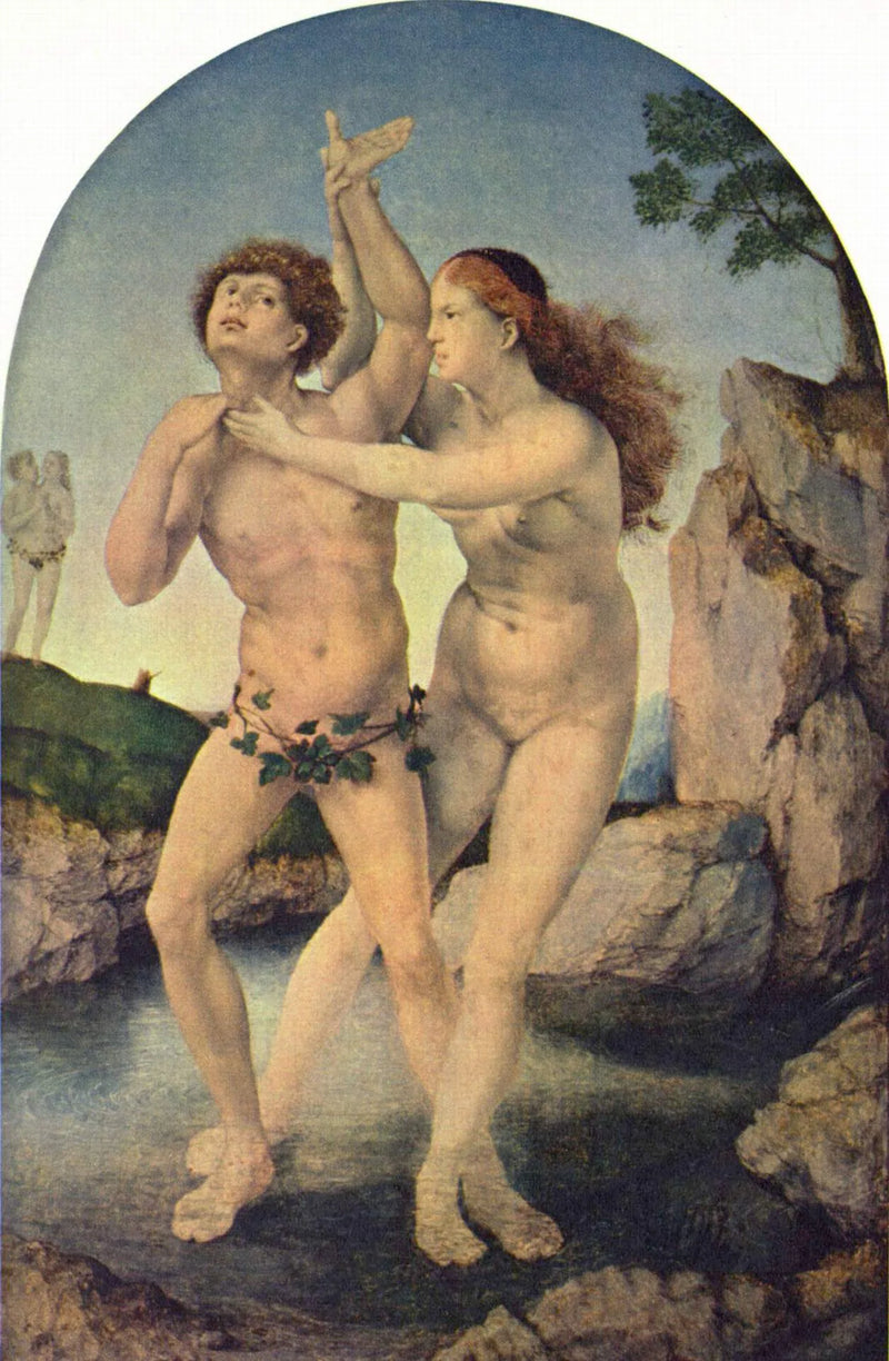 Hermaphroditens metamorfose og Salmacis - Jan Gossaert
