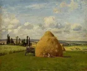 Høystakken, Pontoise - Camille Pissarro