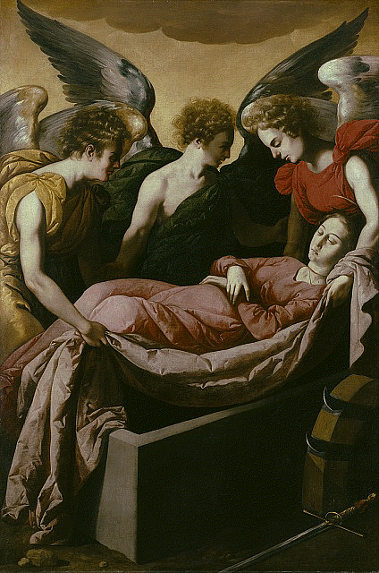 Gravleggingen av den hellige Katarina av Alexandria - Francisco de Zurbarán