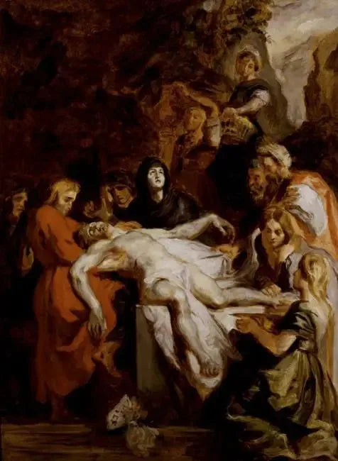 Gravenedsettelse - Eugène Delacroix