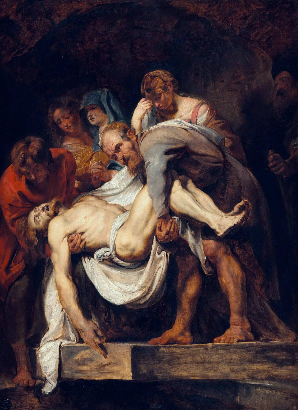 La mise au tombeau - Peter Paul Rubens image 1 reproduction réalisée par Alpha Reproduction