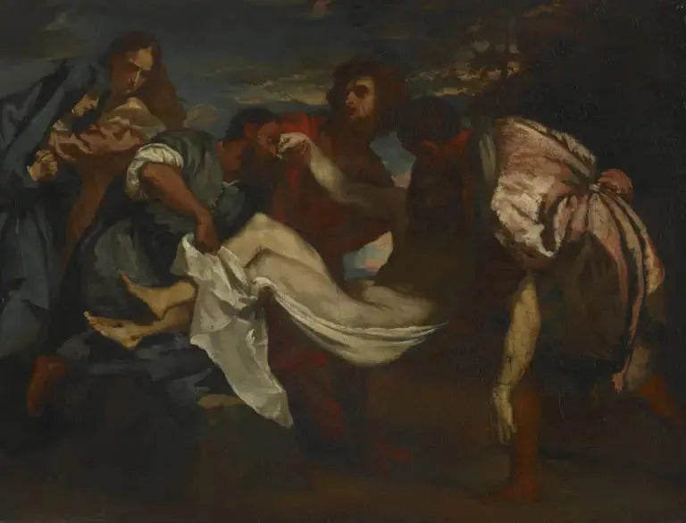 Gravenedleggelsen - Théodore Géricault