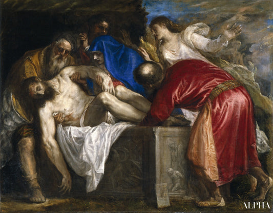 La Mise au tombeau - Titien - Reproductions de tableaux et peintures haut de gamme