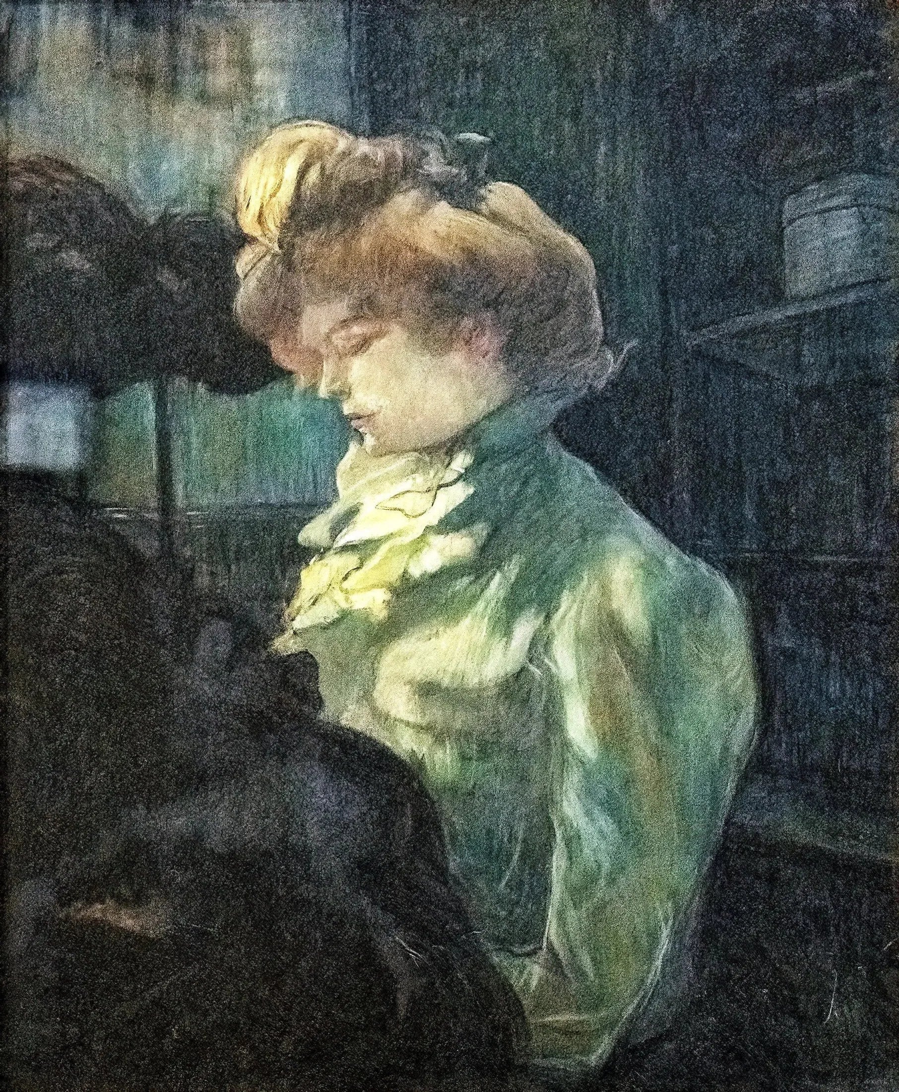 La Modiste - Henri de Toulouse-Lautrec image 1 reproduction réalisée par Alpha Reproduction