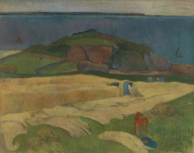 Høsten ved havet, Le Pouldu - Paul Gauguin