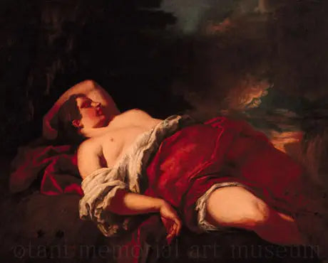 Den sovende høstplogen - Gustave Courbet