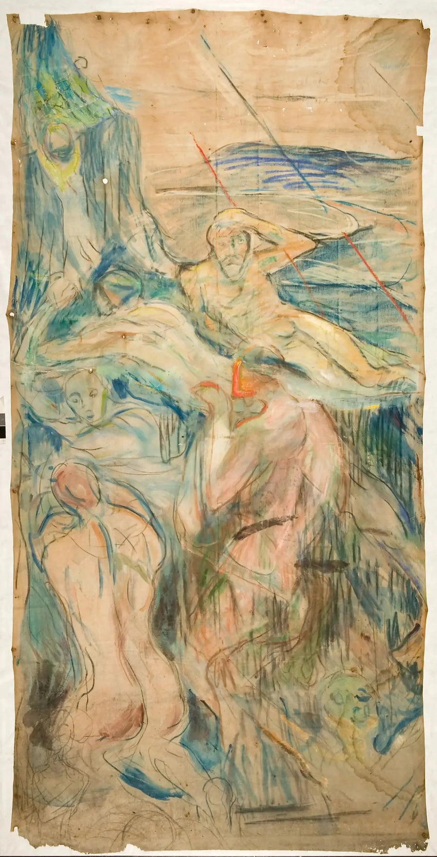 Det menneskelige fjellet: høyre del - Edvard Munch
