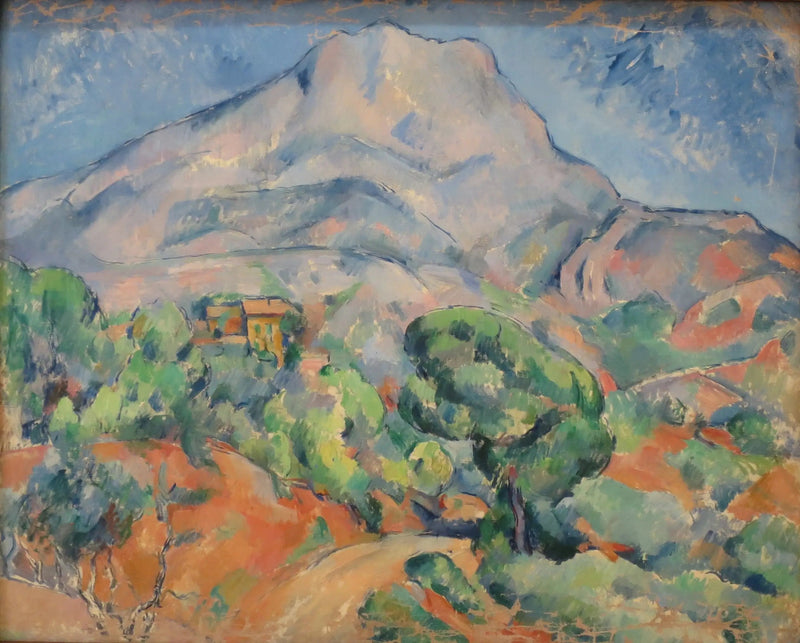 La Montagne Sainte-Victoire over veien til Tholonet - Paul Cézanne