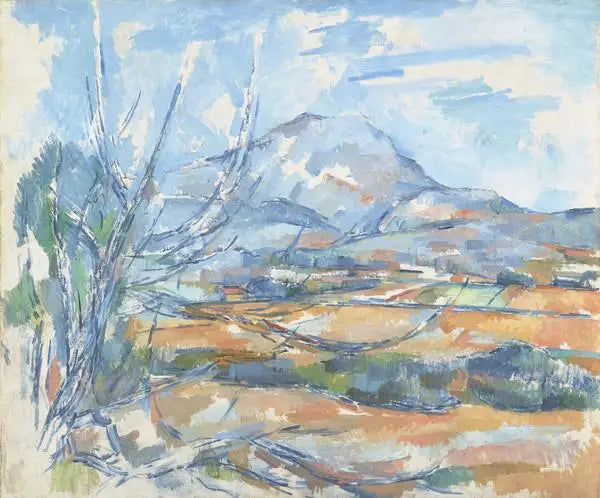 Den hellige fjellet Sainte-Victoire - Paul Cézanne