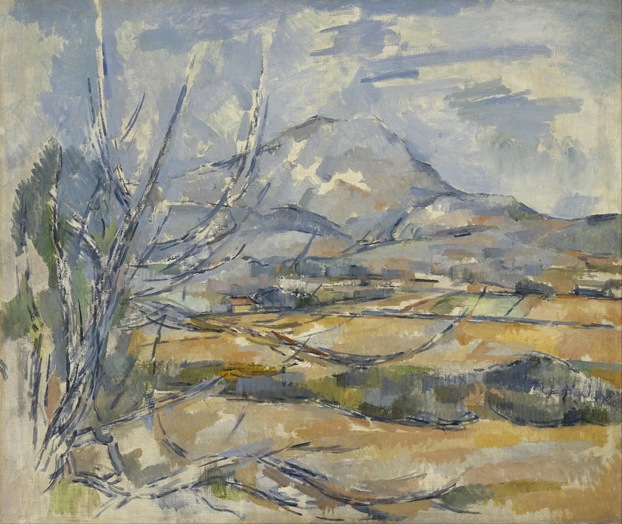 Den hellige fjellet Sainte-Victoire - Paul Cézanne