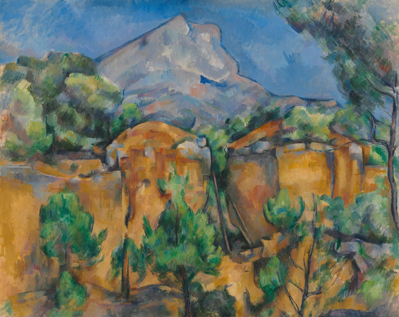 La Montagne Sainte-Victoire sett fra Bibémus - Paul Cézanne