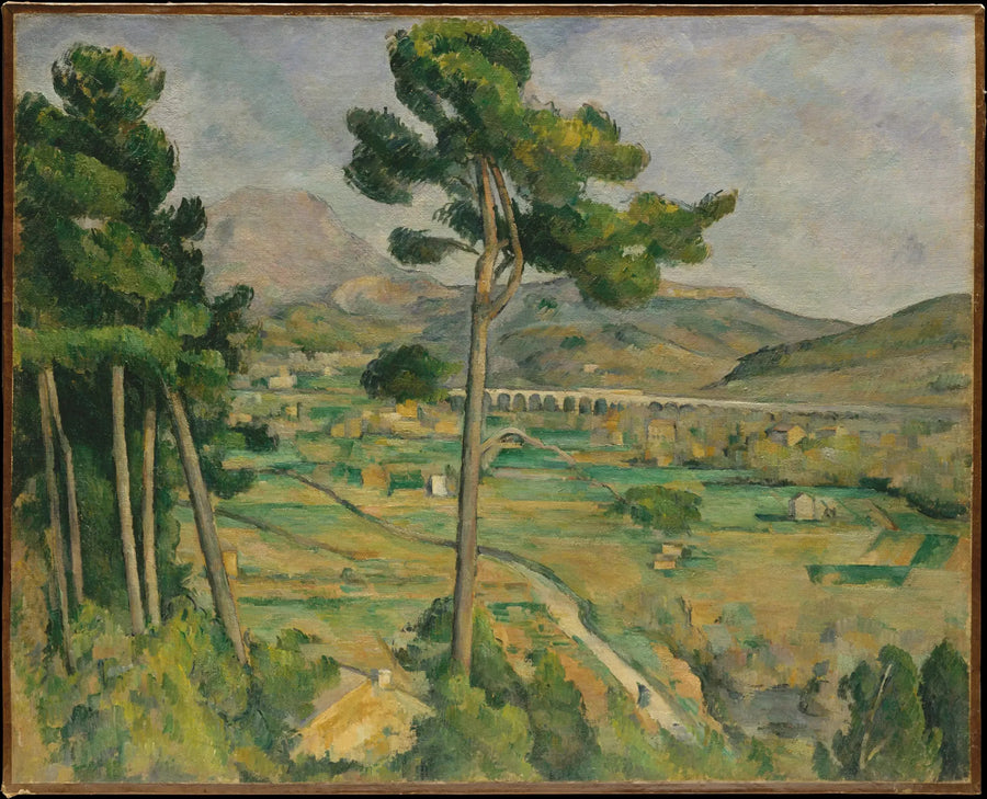 La Montagne Sainte-Victoire sett fra Montbriand - Paul Cézanne
