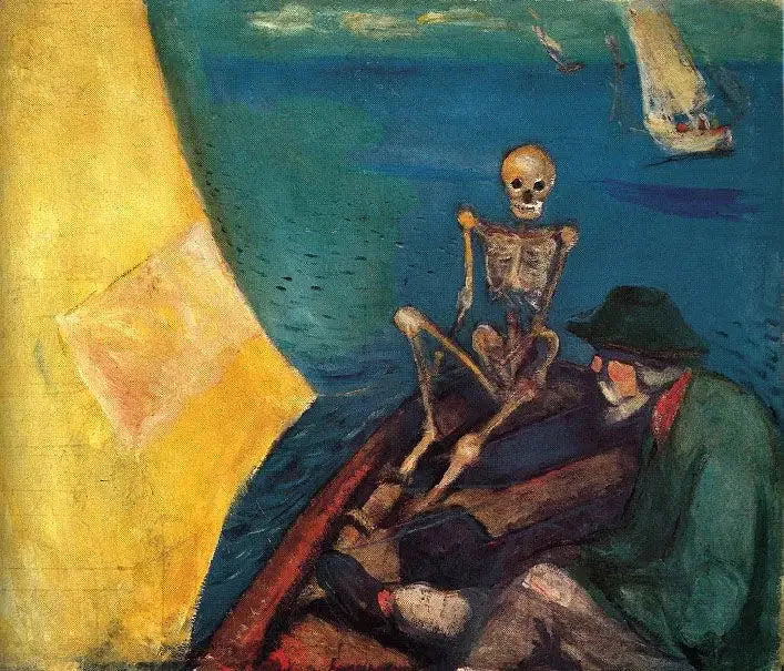 Døden ved rattet - Edvard Munch