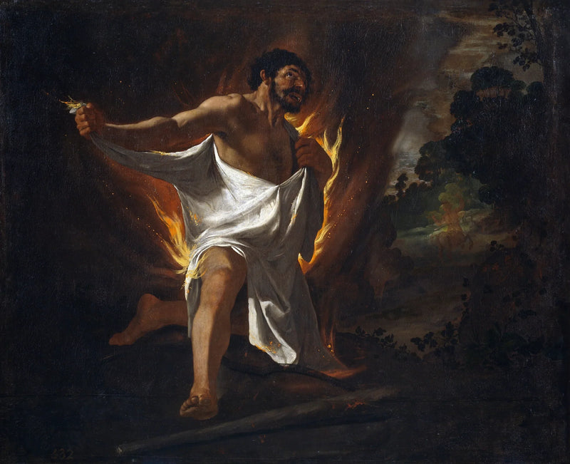 Herkules' død - Francisco de Zurbarán