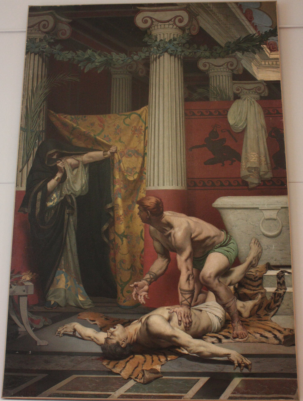 La Mort de Commode - Fernand Pelez image 1 reproduction artisanale de tableau