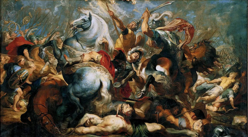 Decius Mus' død - Peter Paul Rubens