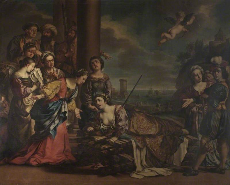 Didos død - Guercino