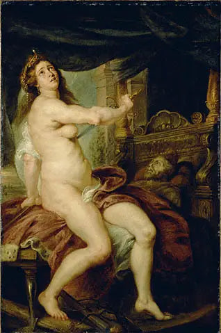 Didons død - Peter Paul Rubens